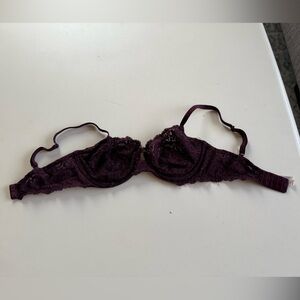 Body By Victoria Purple Lace Bra
